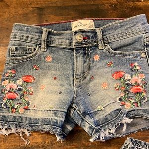 Embroidered shorts